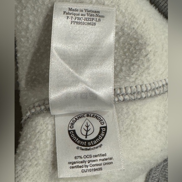 Everlane Luxe Half Zip Sweatshirt Sz. Large - Picture 8 of 8